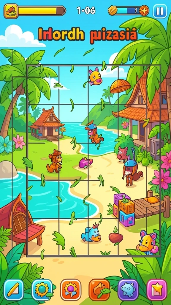 Salah satu mini game seru yang bisa dimainkan.