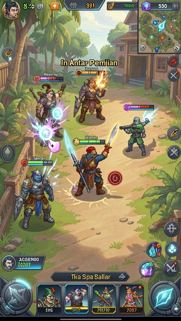 Gameplay yang mendebarkan pada permainan meja klasik.