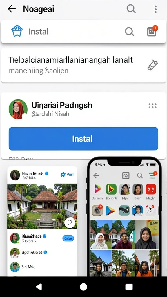 Gambaran level menantang yang sedang dimainkan dalam AFAF.