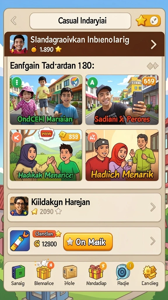 Karakter-karakter unik yang siap untuk dijelajahi.