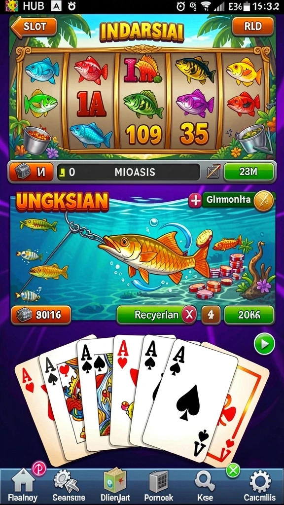 Sistem reward yang memotivasi pemain untuk terus bermain.