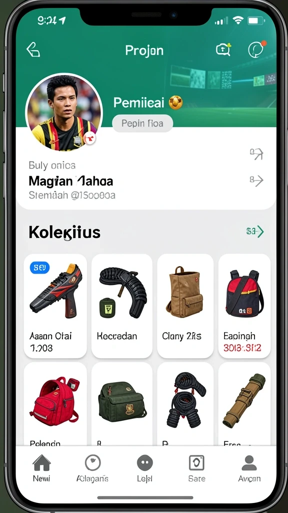 Tampilan antarmuka yang intuitif dan menarik.