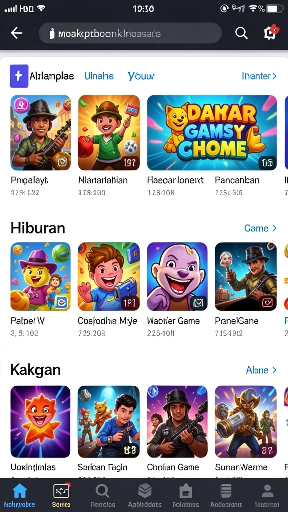 Tampilan antarmuka yang modern dan menarik.