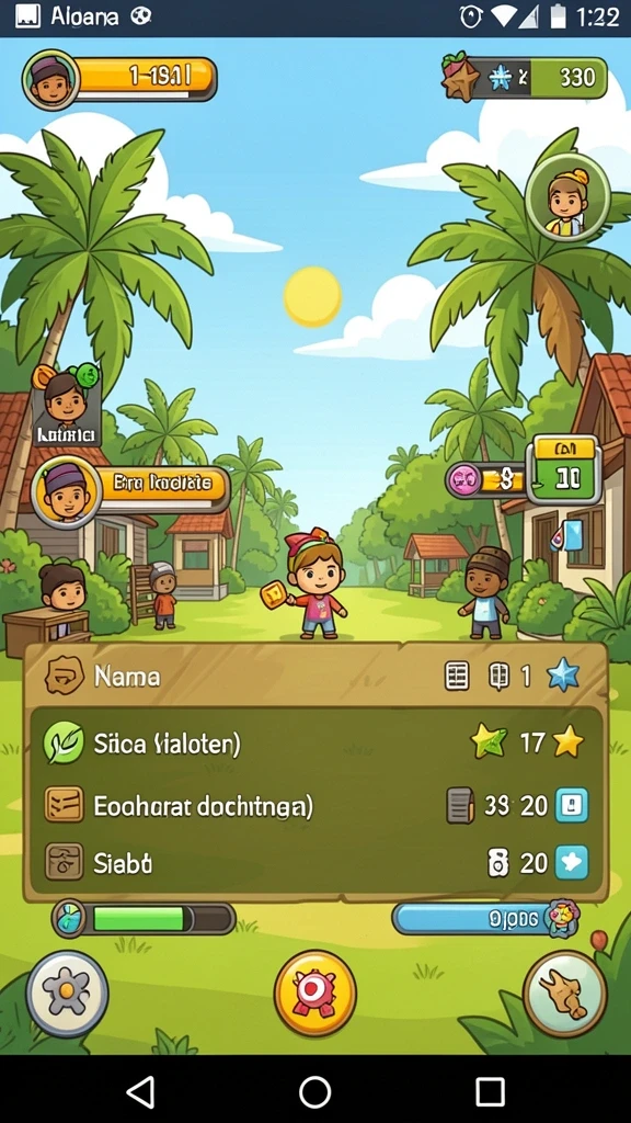 Fitur multiplayer yang memungkinkan bermain dengan teman.