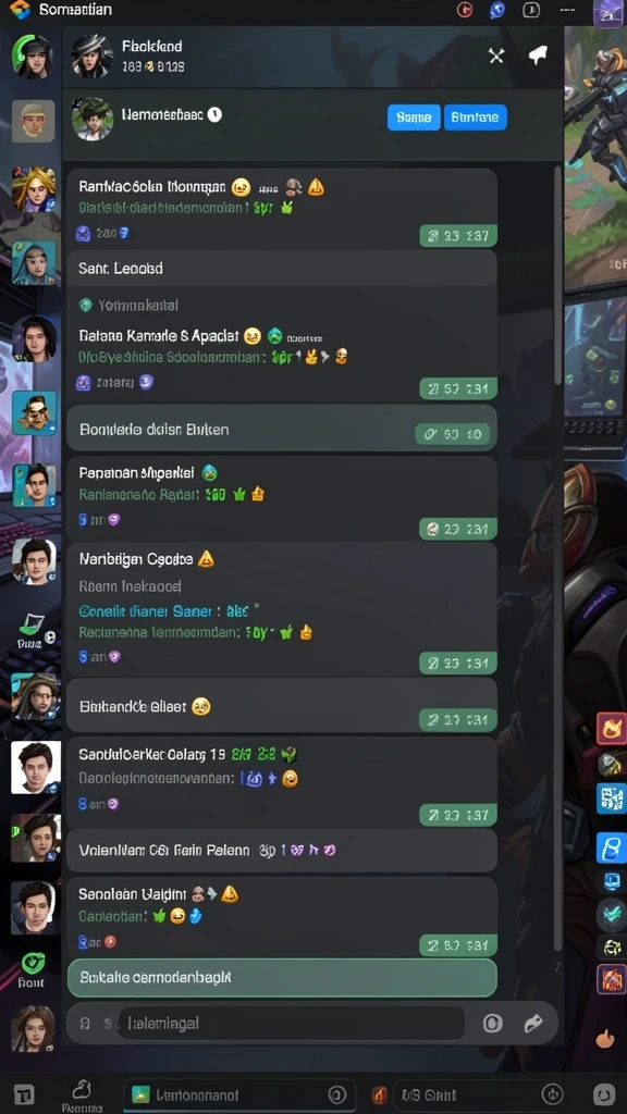 Sistem poin dan reward yang memotivasi pemain untuk bermain.