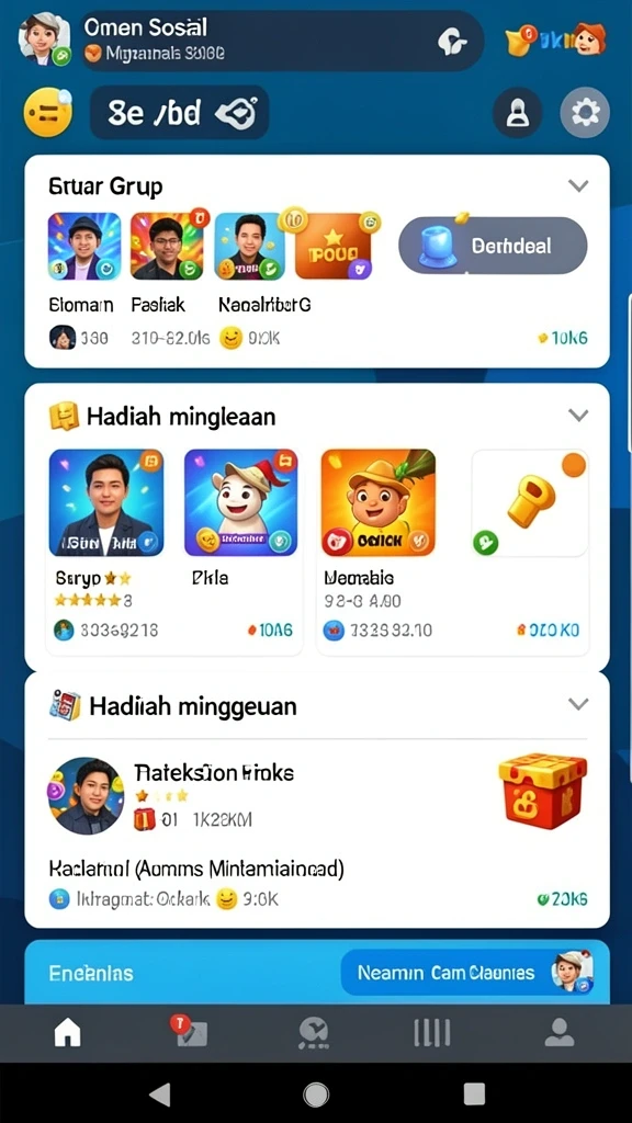 Pengaturan level yang menakjubkan dan detail.