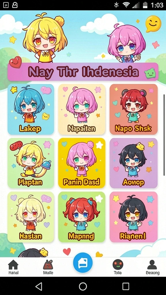 Tampilan awal yang memukau dan intuitif.