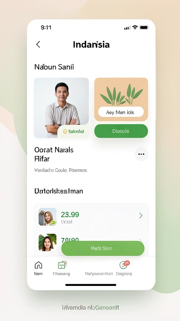 Tampilan antarmuka yang user-friendly.