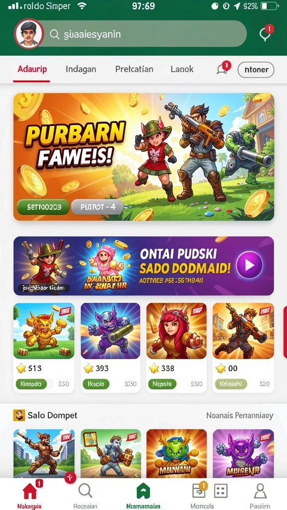 Tampilan antarmuka yang menarik dan mudah navigasi.
