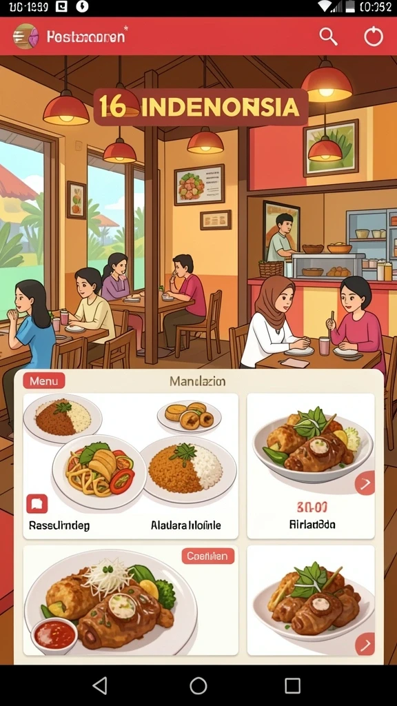 Tampilan antarmuka utama JOYPUTAR yang menarik.