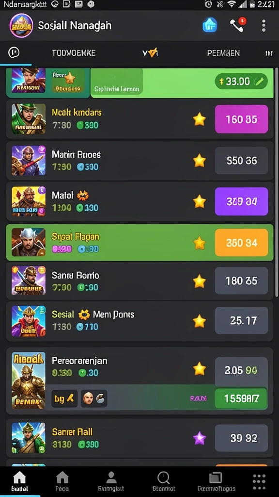 Bonus menarik untuk pemain baru setiap hari.