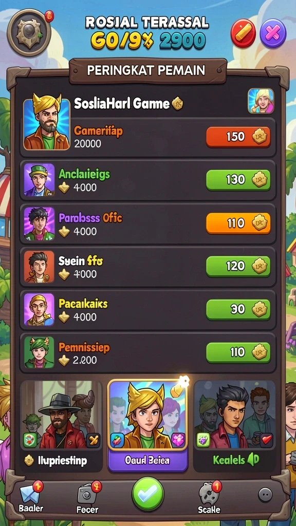 Gameplay multiplayer yang memungkinkan interaksi antar pemain.