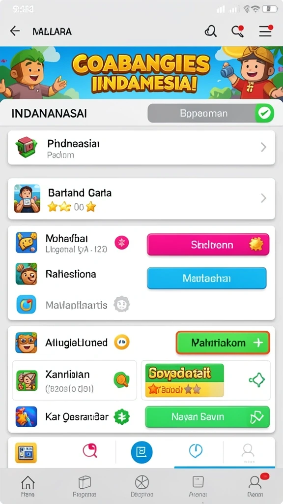 Screenshot menunjukkan permainan seru dalam aksi.