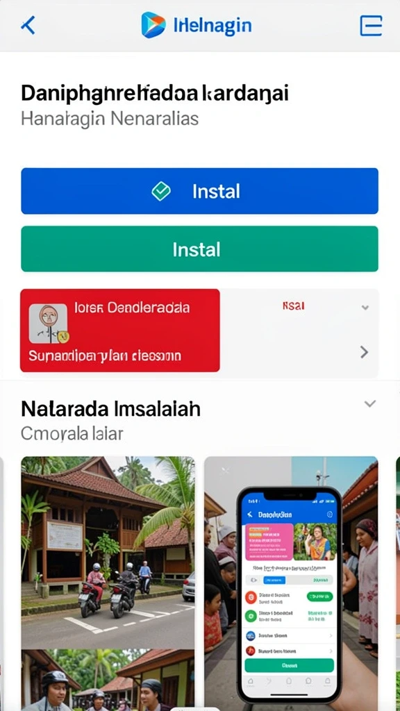 Tampilan level yang penuh warna dan menantang.