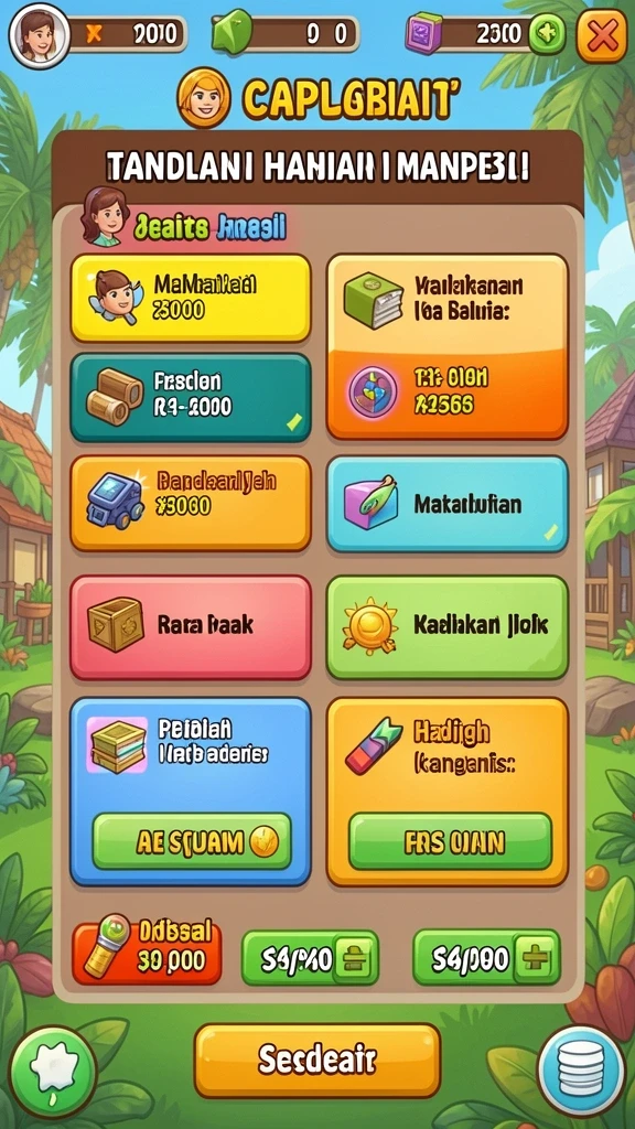 Screenshot menampilkan karakter utama yang siap beraksi.