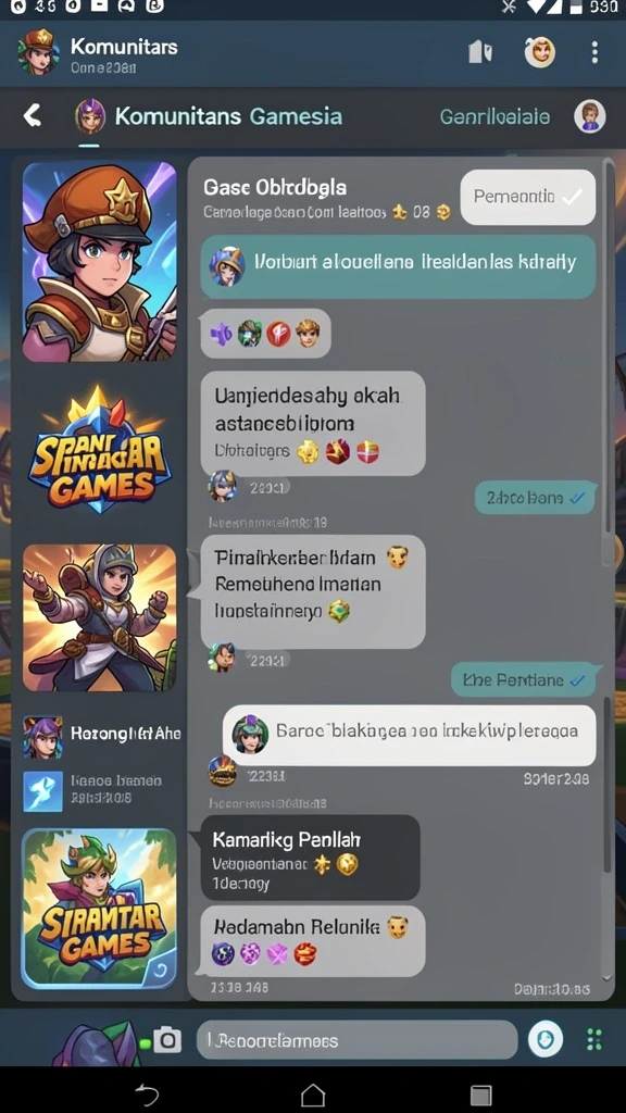 Tampilan awal aplikasi QQ88ASIA yang menarik.
