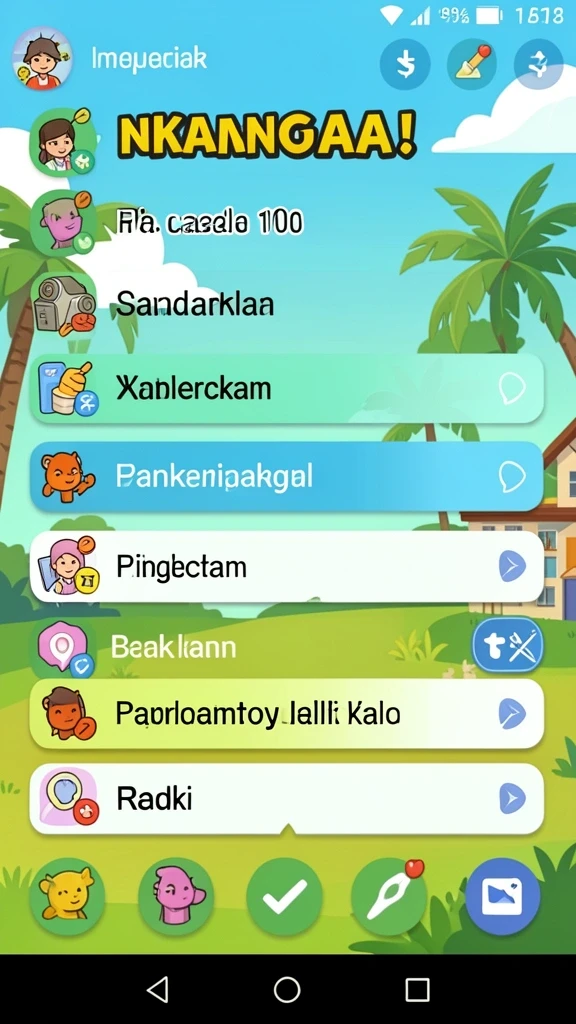 Tampilan awal yang memikat dan intuitif.