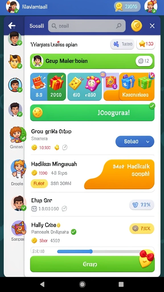 Beragam karakter menarik dengan kemampuan unik.