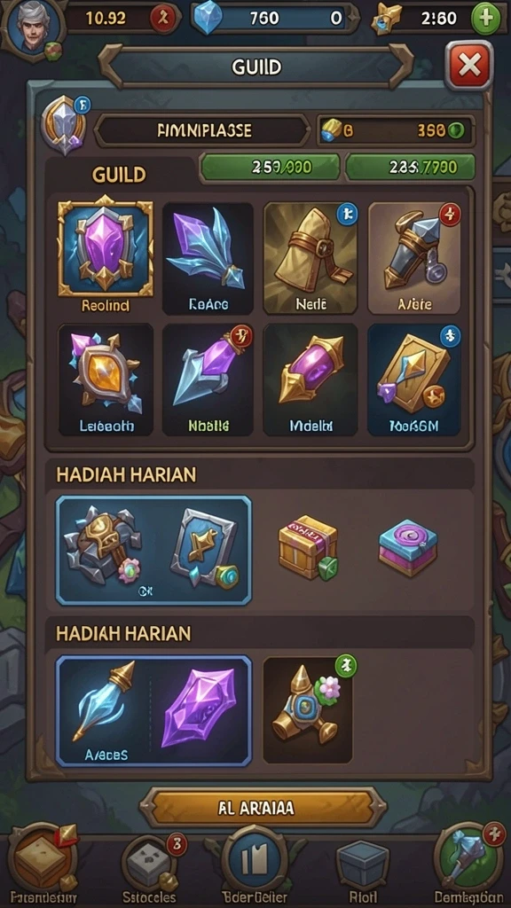 Dunia permainan yang penuh warna dan menarik.
