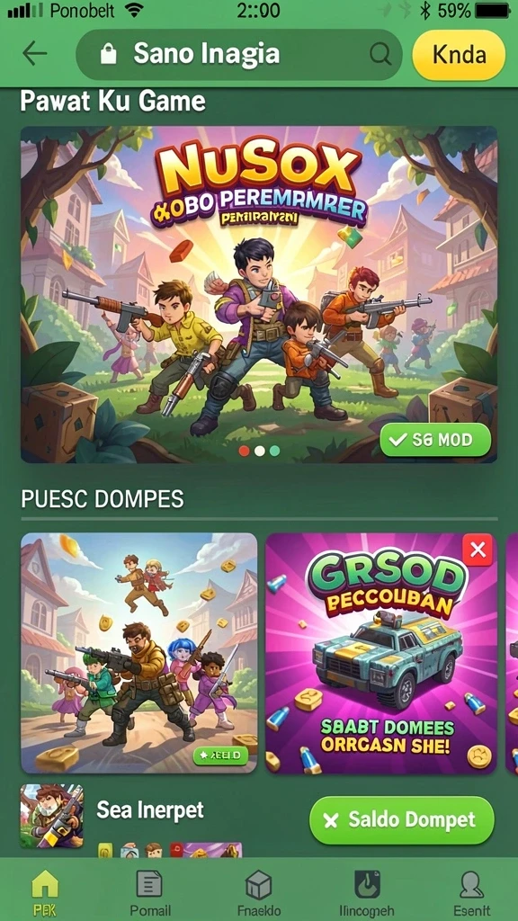 Mode multiplayer yang seru dan kompetitif.