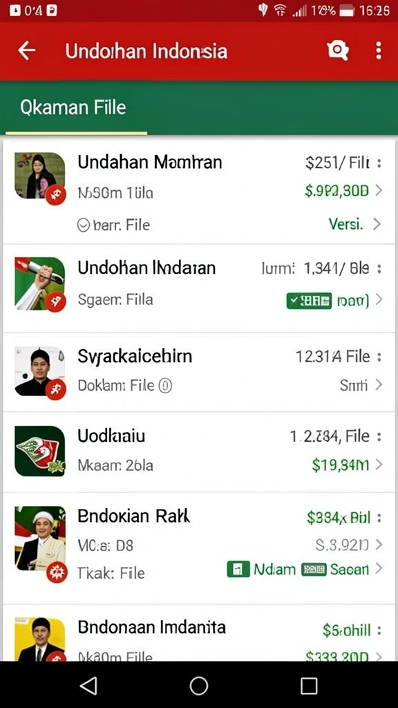 Tampilan awal yang menarik dan penuh warna.