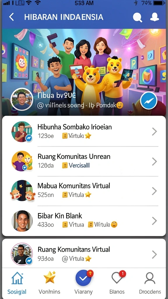 Tampilan awal VALOHOKI yang menarik dan intuitif.
