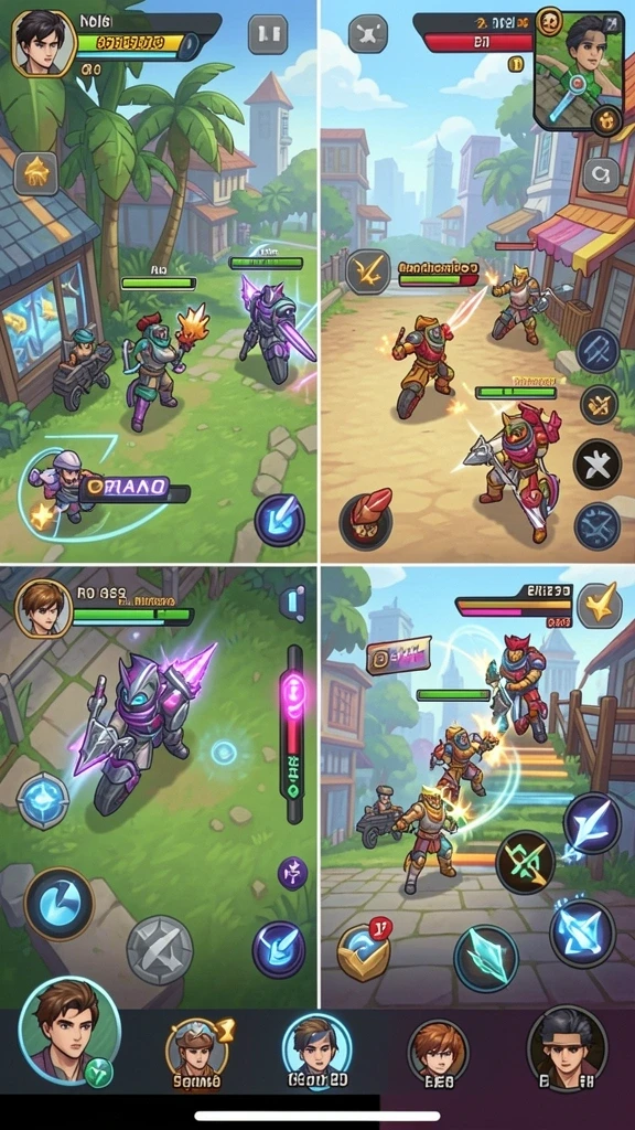 Screenshot mode permainan yang seru dan penuh tantangan.