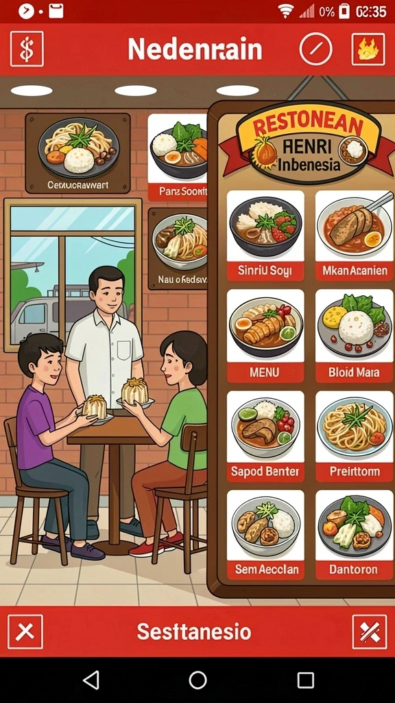 Tangkapan layar gameplay seru dengan berbagai tantangan.