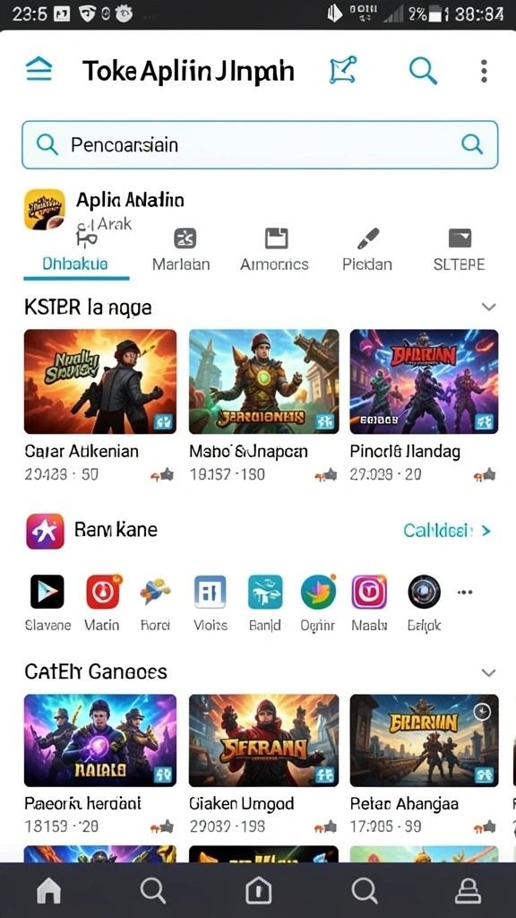 Tampilan antarmuka yang sederhana dan intuitif.